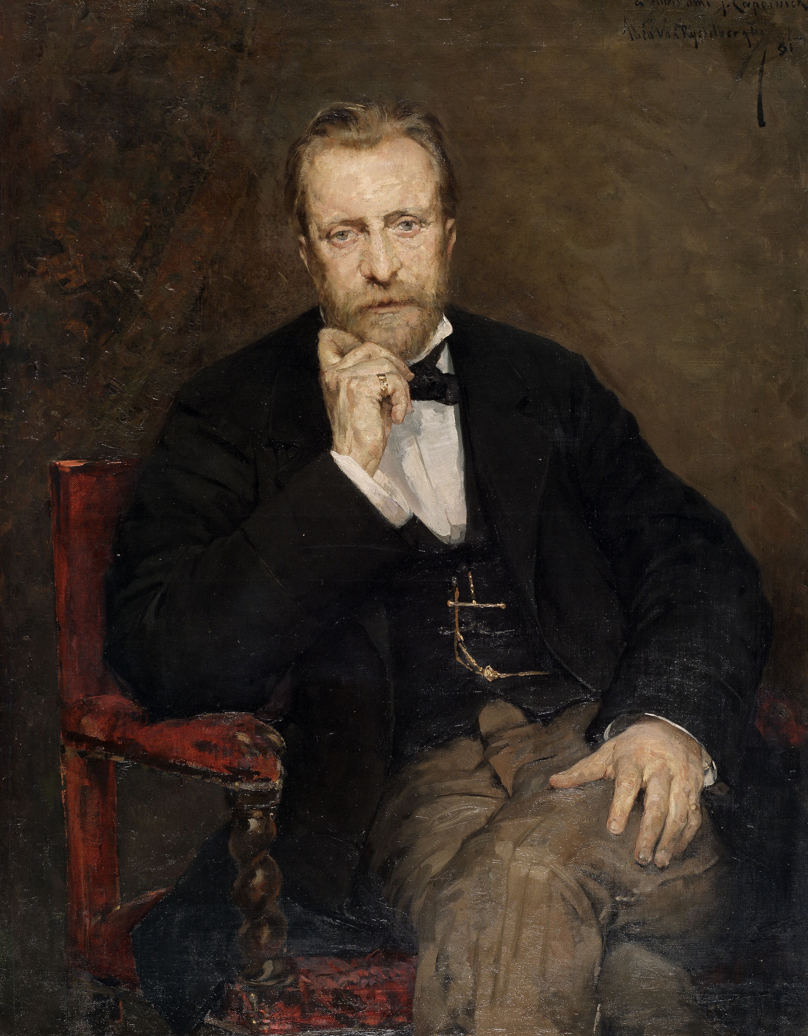 Portrait de l'artiste Jean Capeinick - Théo van Rysselberghe