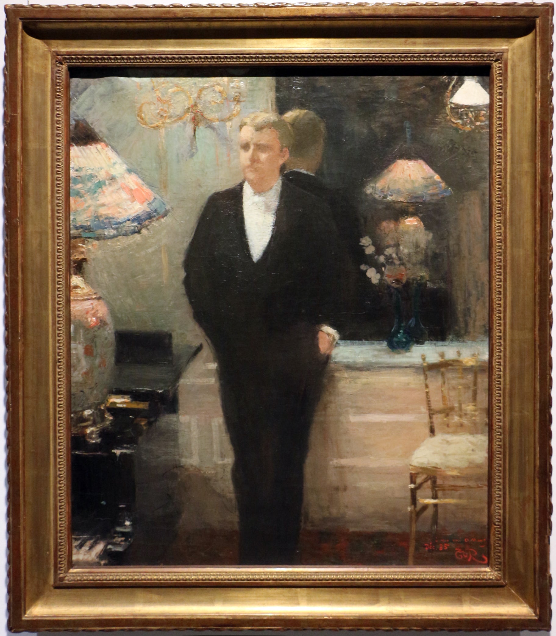 Portrait d'Octave Maus - Théo van Rysselberghe