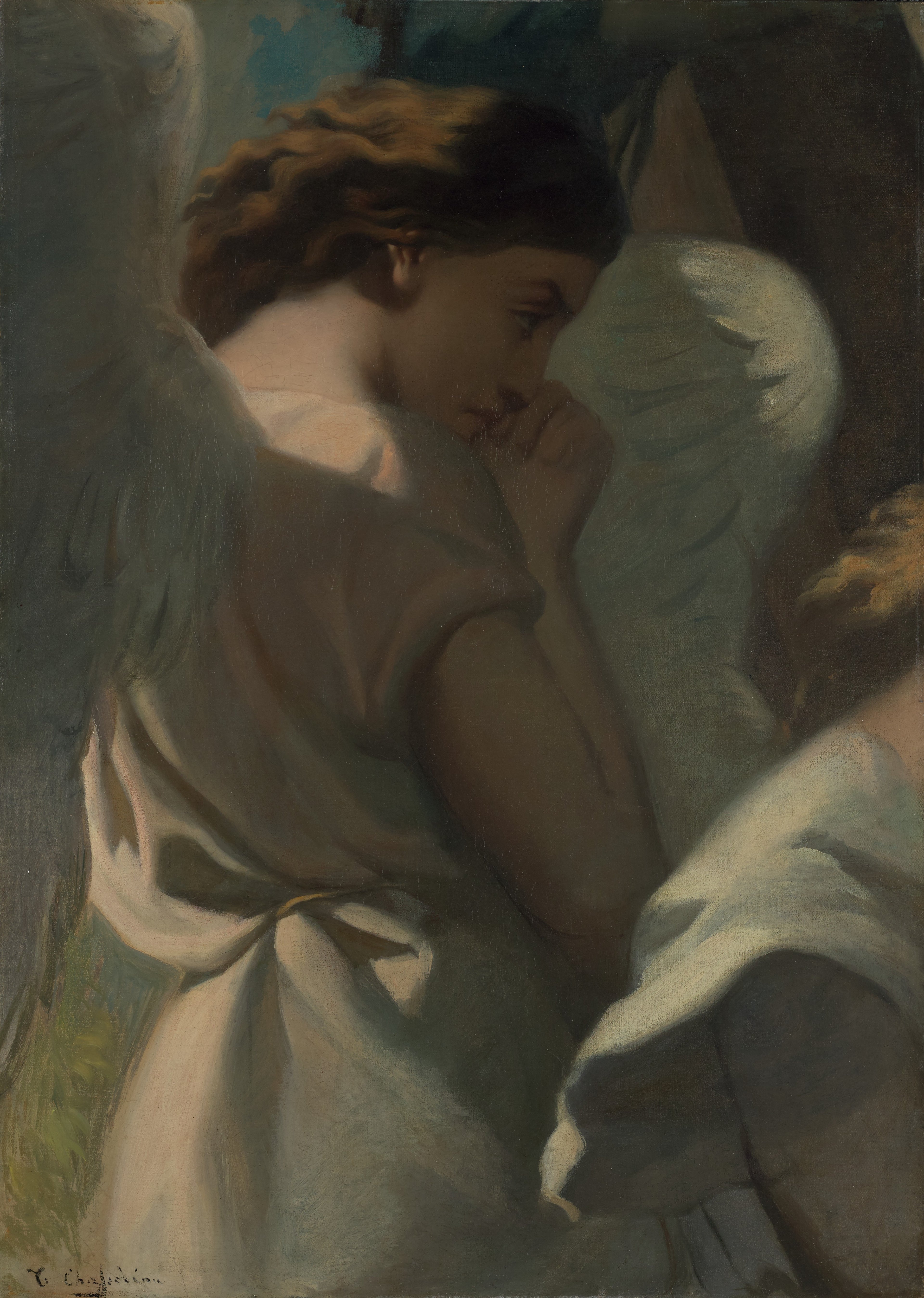 Un ange priant dans le jardin des oliviers - Théodore Chassériau