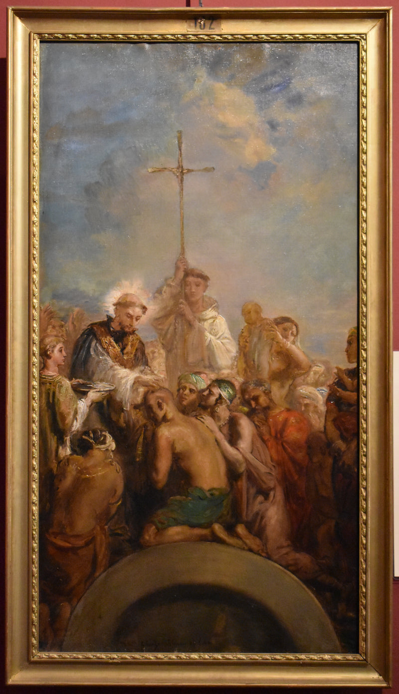Saint François Xavier baptisant les Indiens - Théodore Chassériau