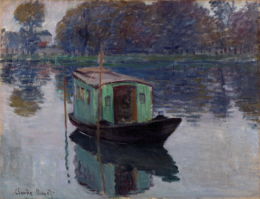 Le Bateau-Atelier – Monet 1876