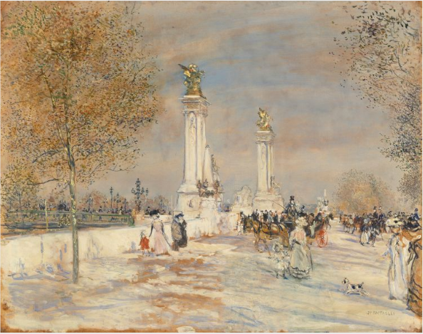 Le pont Alexandre III, Paris - Jean-François Raffaëlli