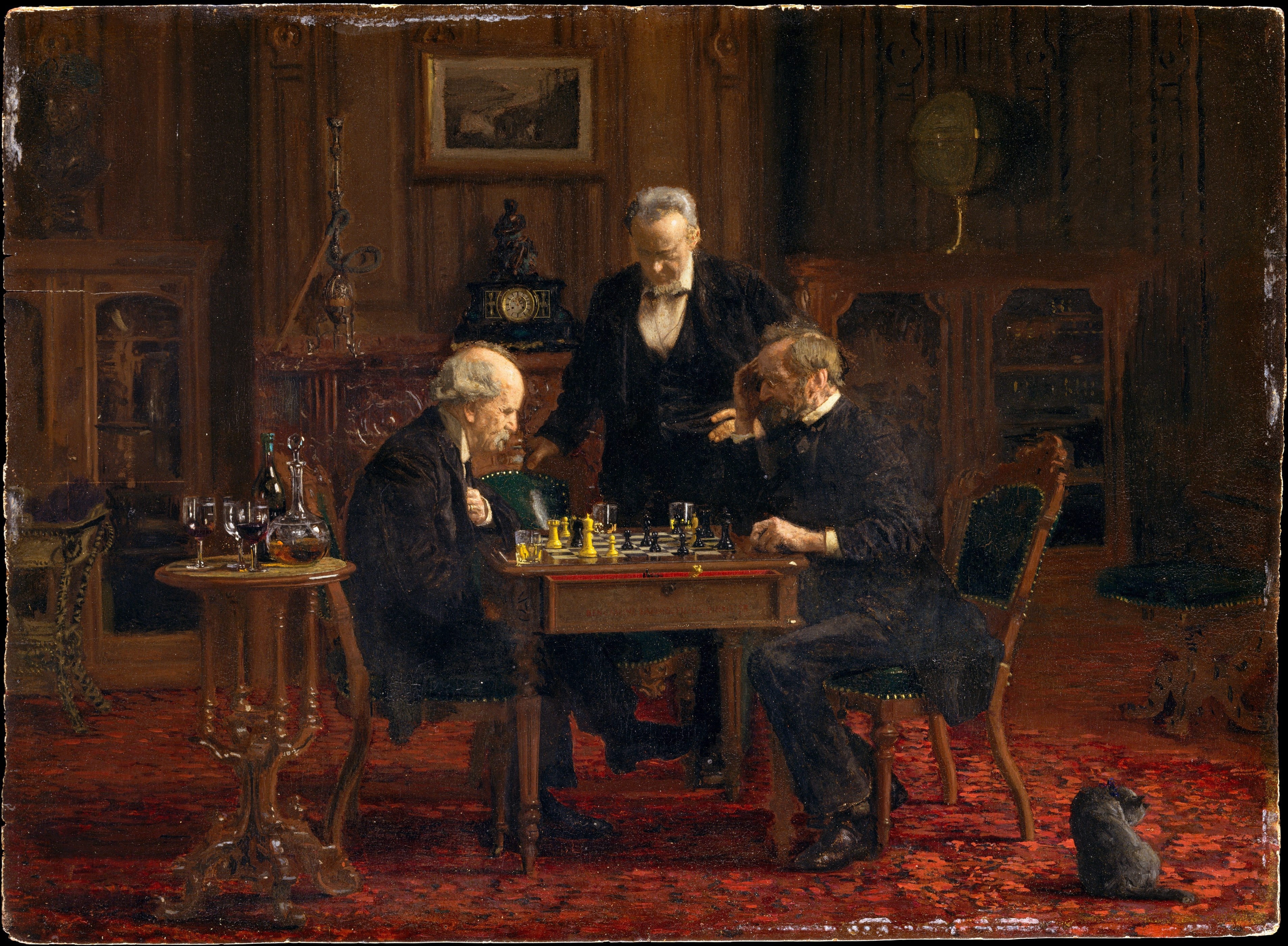 Les Joueurs d'échecs - Thomas Eakins