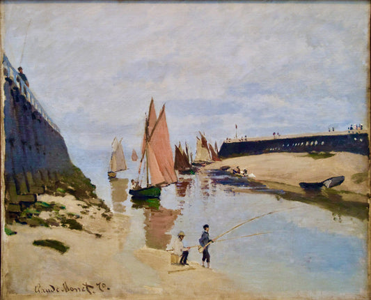 « Le Port de Trouville » – Claude Monet (1870)