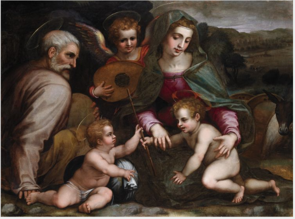 La Sainte Famille - Francesco Salviati