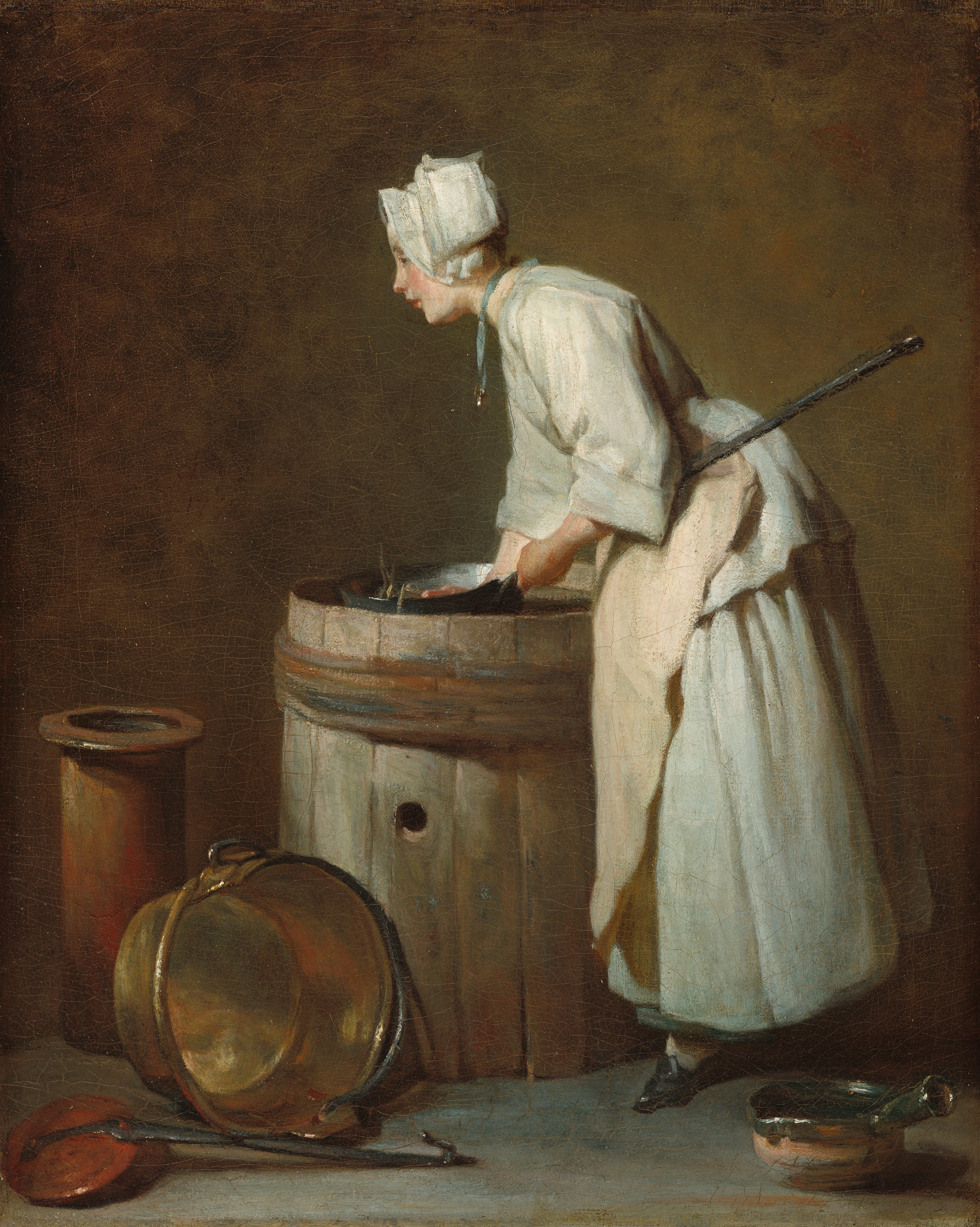 La servante de cuisine - Jean Siméon Chardin
