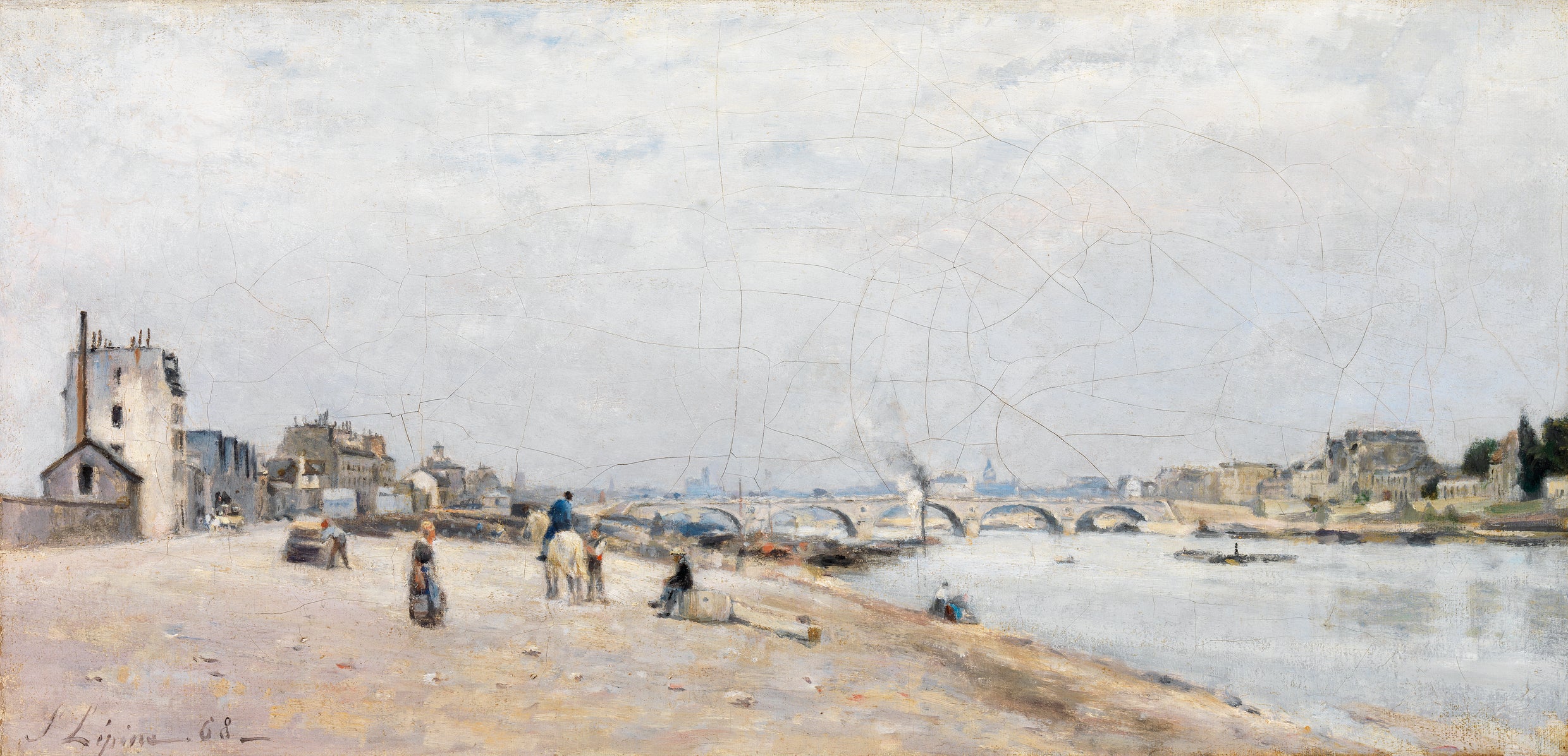 La Seine à Bercy - Stanislas Lépine