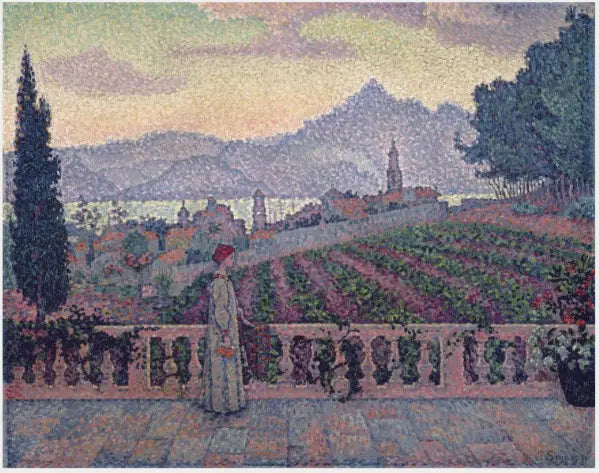 La Terrasse, Saint-Tropez - Paul Signac