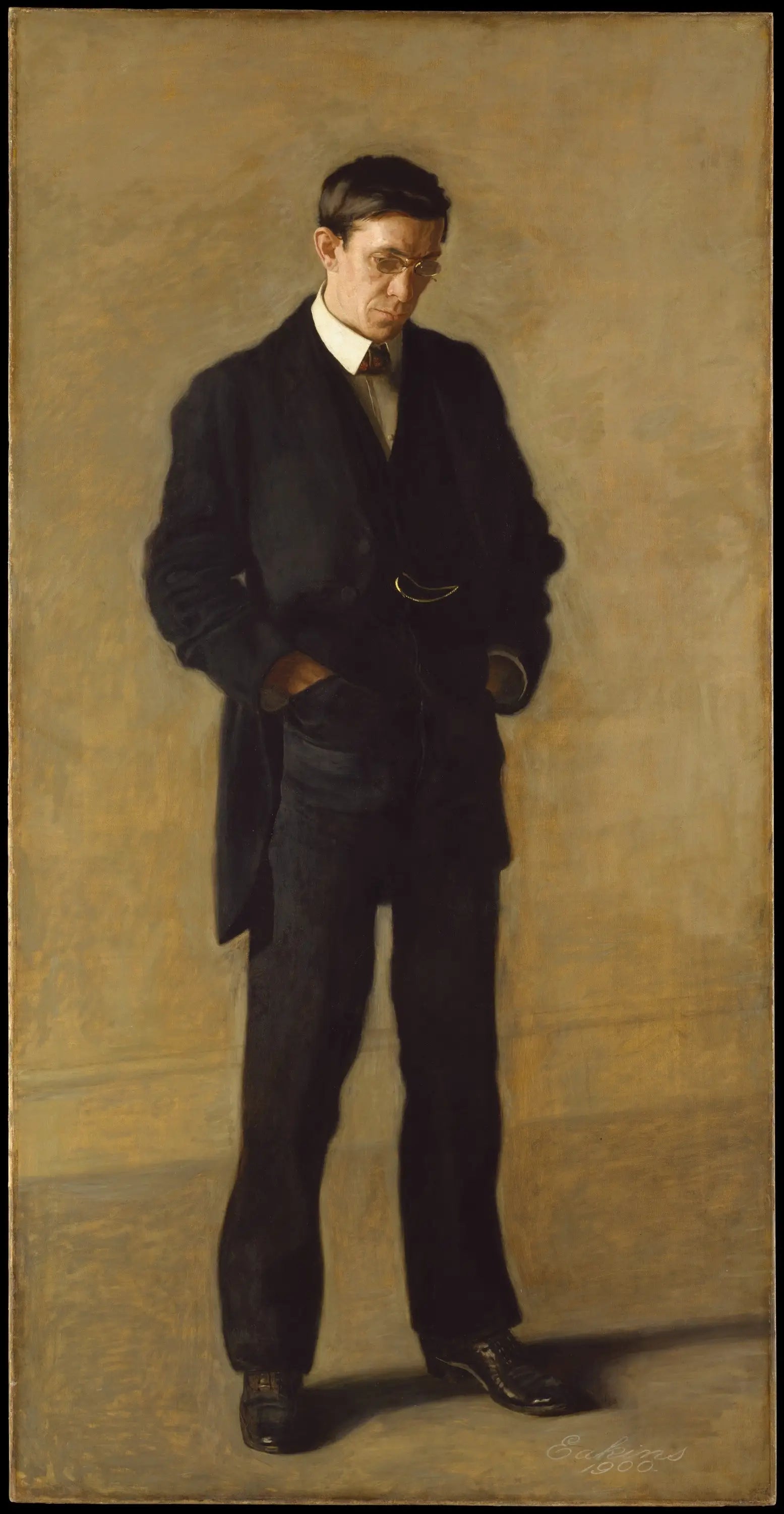 Le penseur: portrait de Louis N. Kenton - Thomas Eakins - Alpha Reproduction