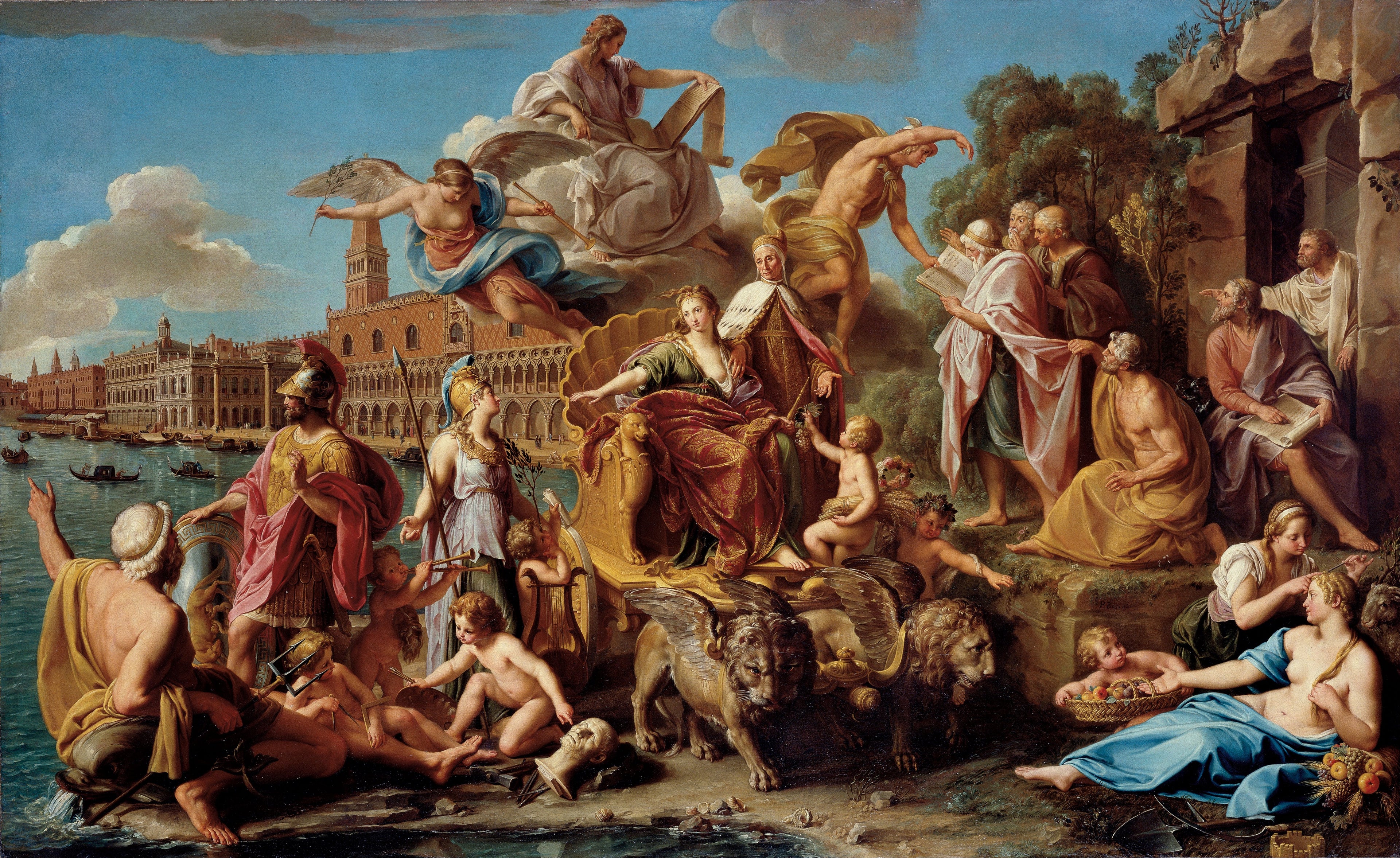 Le Triomphe de Venise - Pompeo Batoni