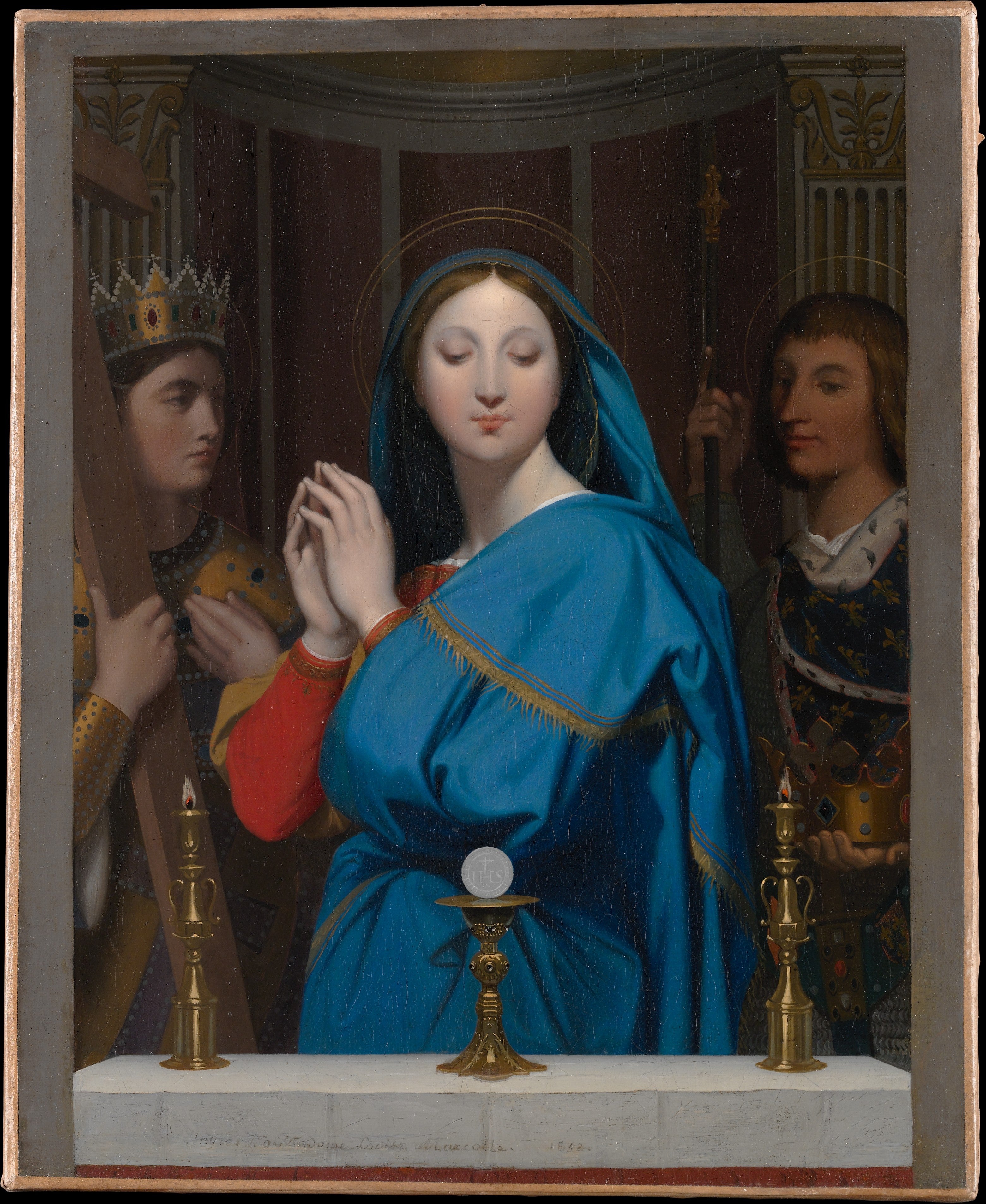 La Vierge adorant l'hostie - Jean-Auguste-Dominique Ingres