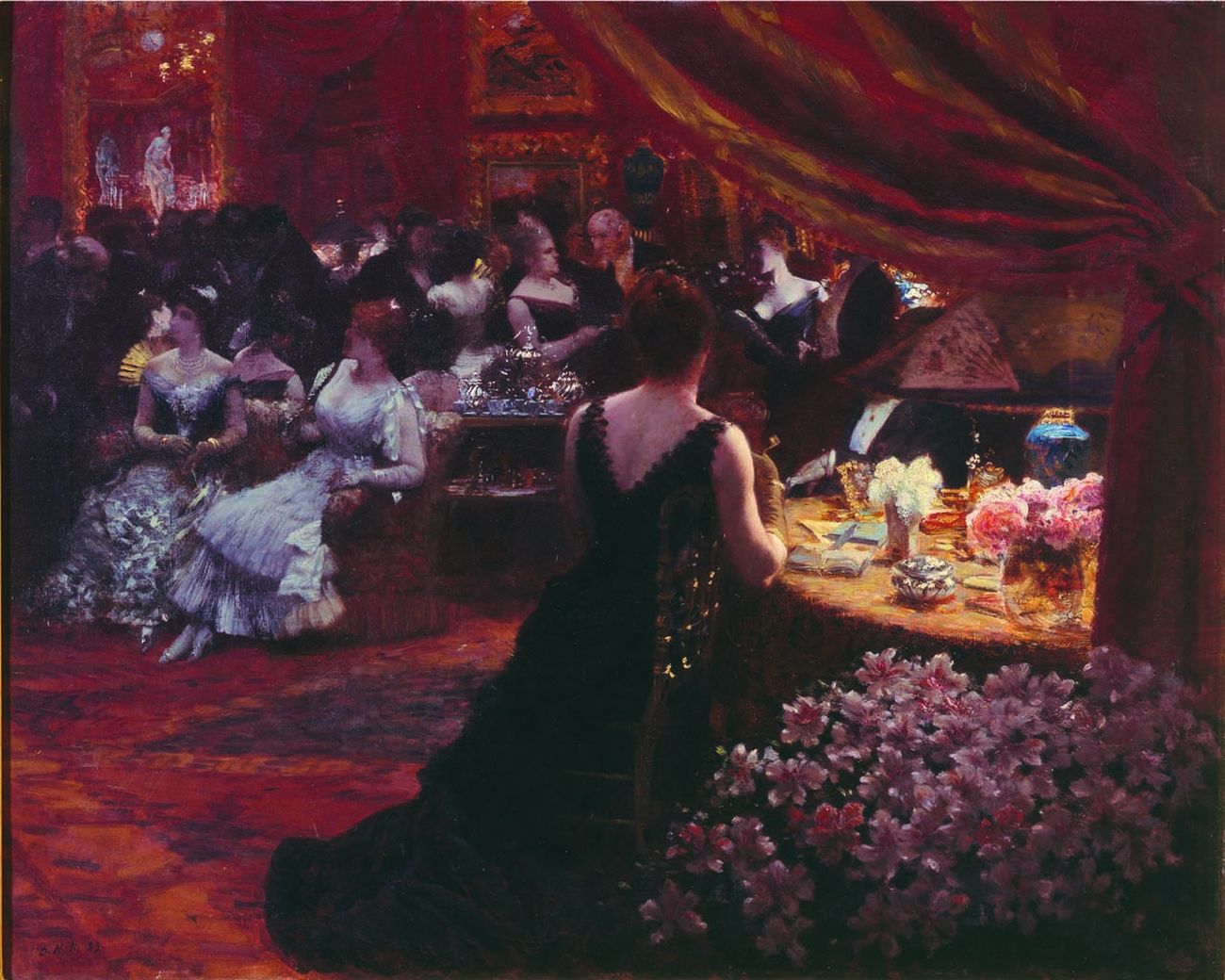 Le salon de la princesse Mathilde Bonaparte - Giuseppe De Nittis