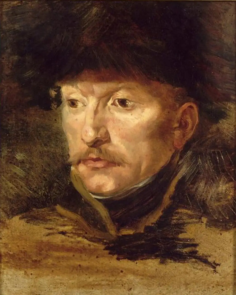 Portrait du lieutenant Dieudonné - Théodore Géricault