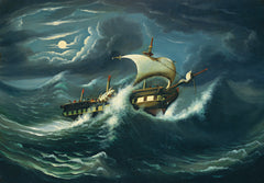 Frégate dans la tempête – Thomas Chambers