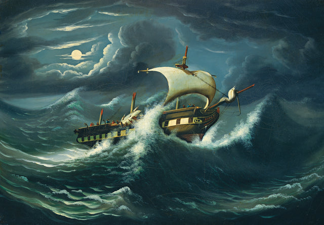 Frégate dans la tempête – Thomas Chambers
