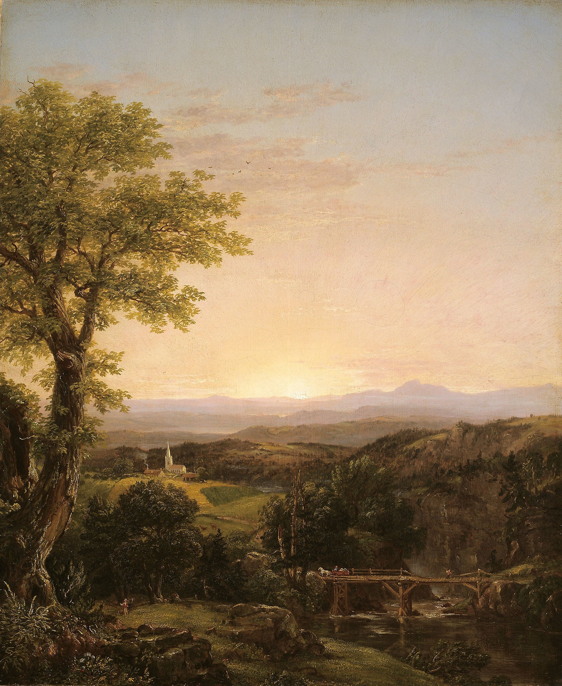 Paysage de Nouvelle Angleterre - Thomas Cole