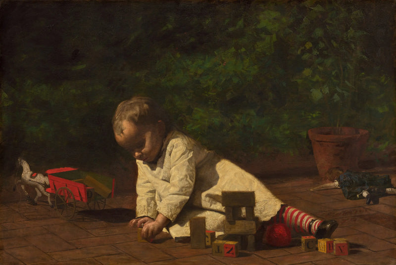 Bébé qui joue - Thomas Eakins