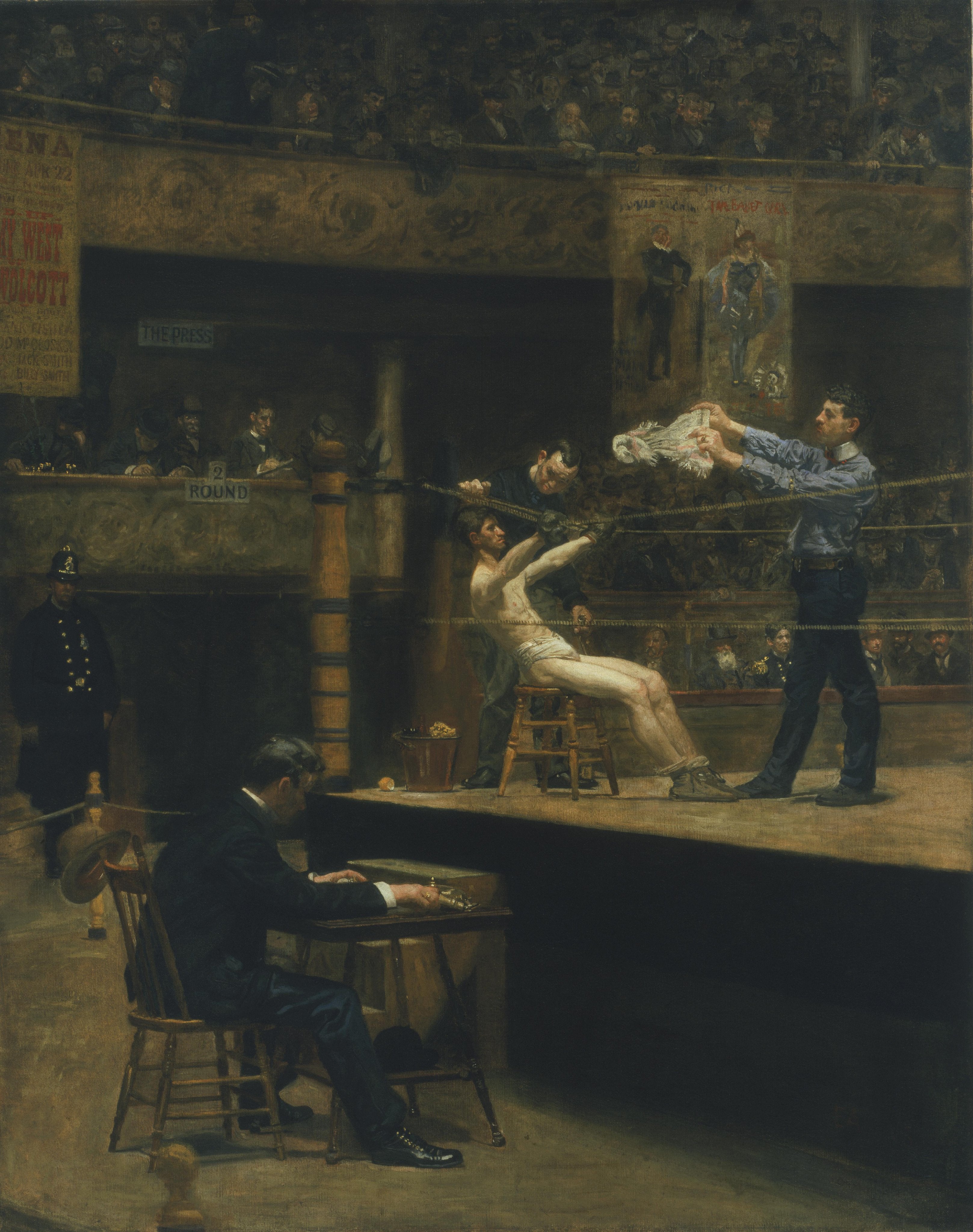 Entre les rounds - Thomas Eakins