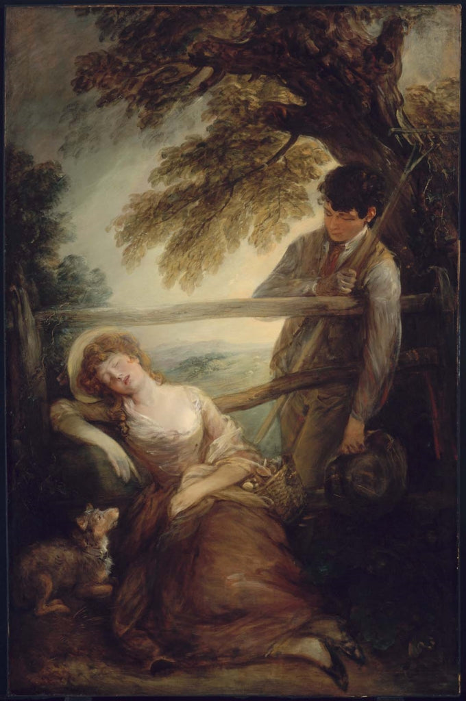 Haymaker et la fille endormie - Thomas Gainsborough