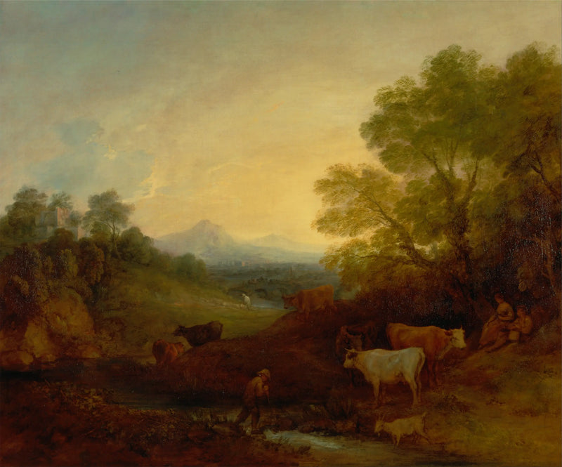 Paysage avec du bétail - Thomas Gainsborough