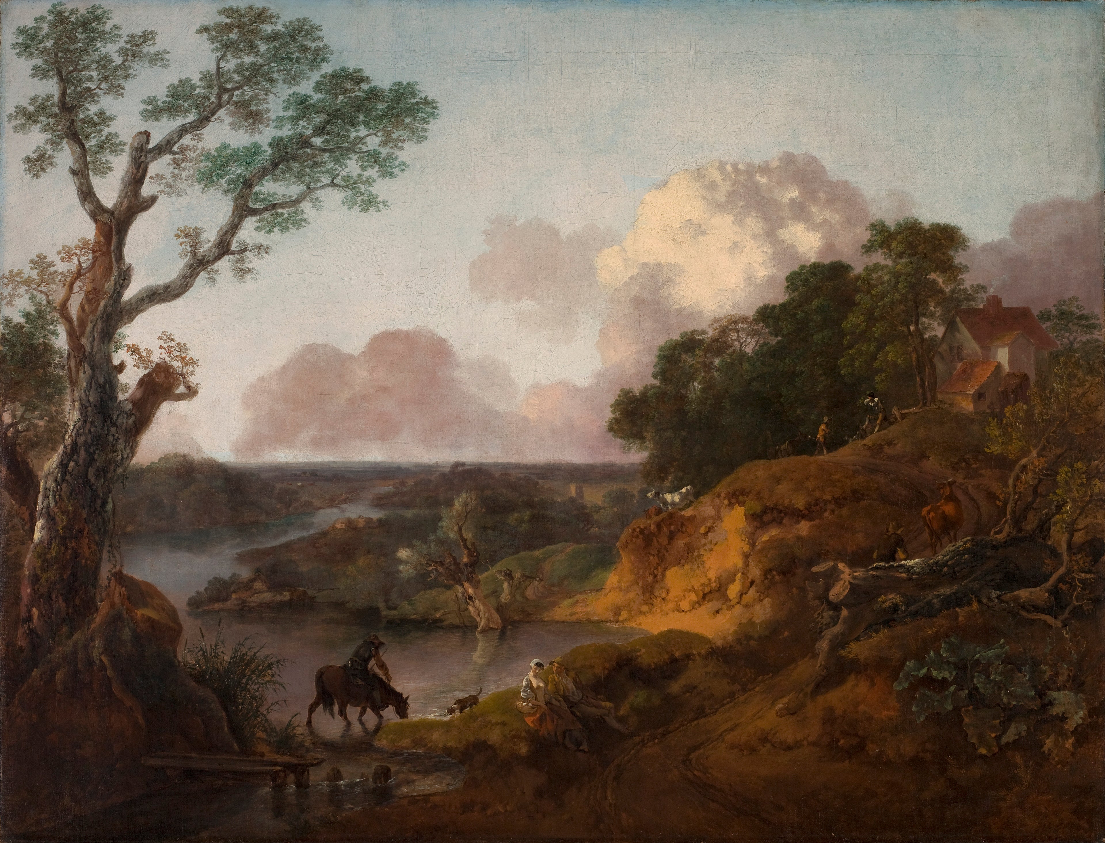 Vue dans le Suffolk - Thomas Gainsborough