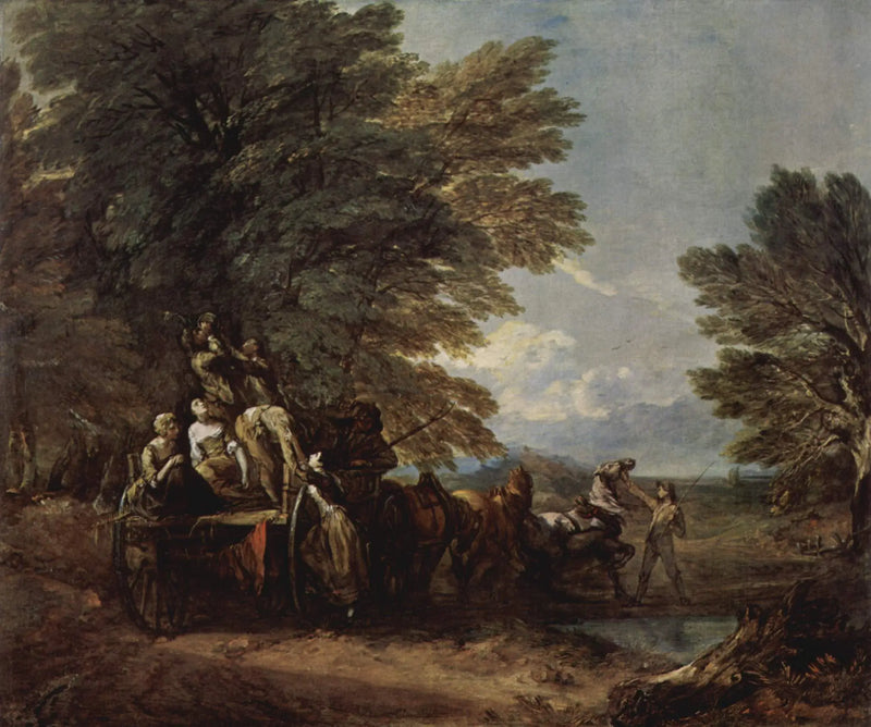 Le chariot de récolte - Thomas Gainsborough