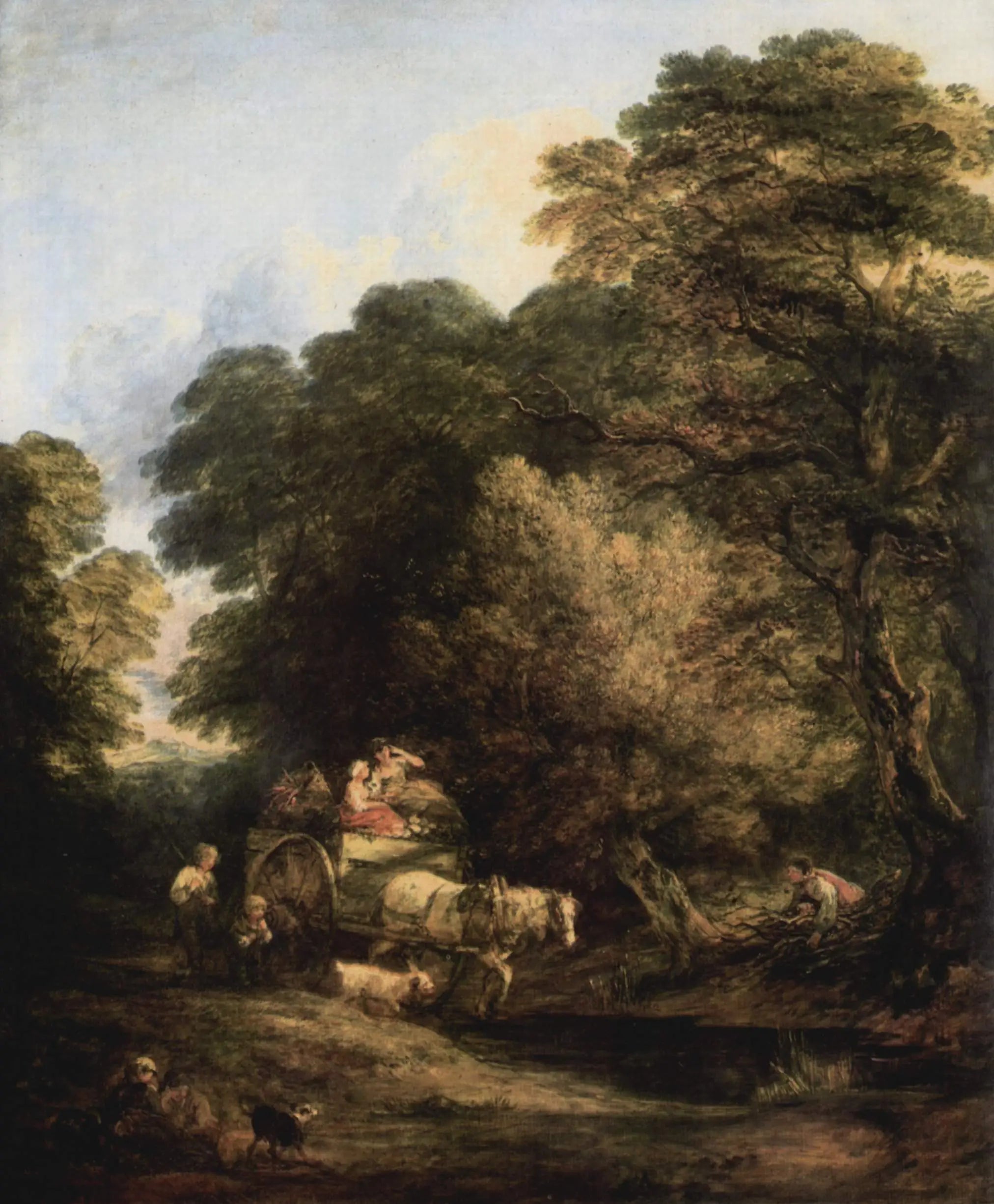 La Charrette - Thomas Gainsborough - Alpha Reproduction