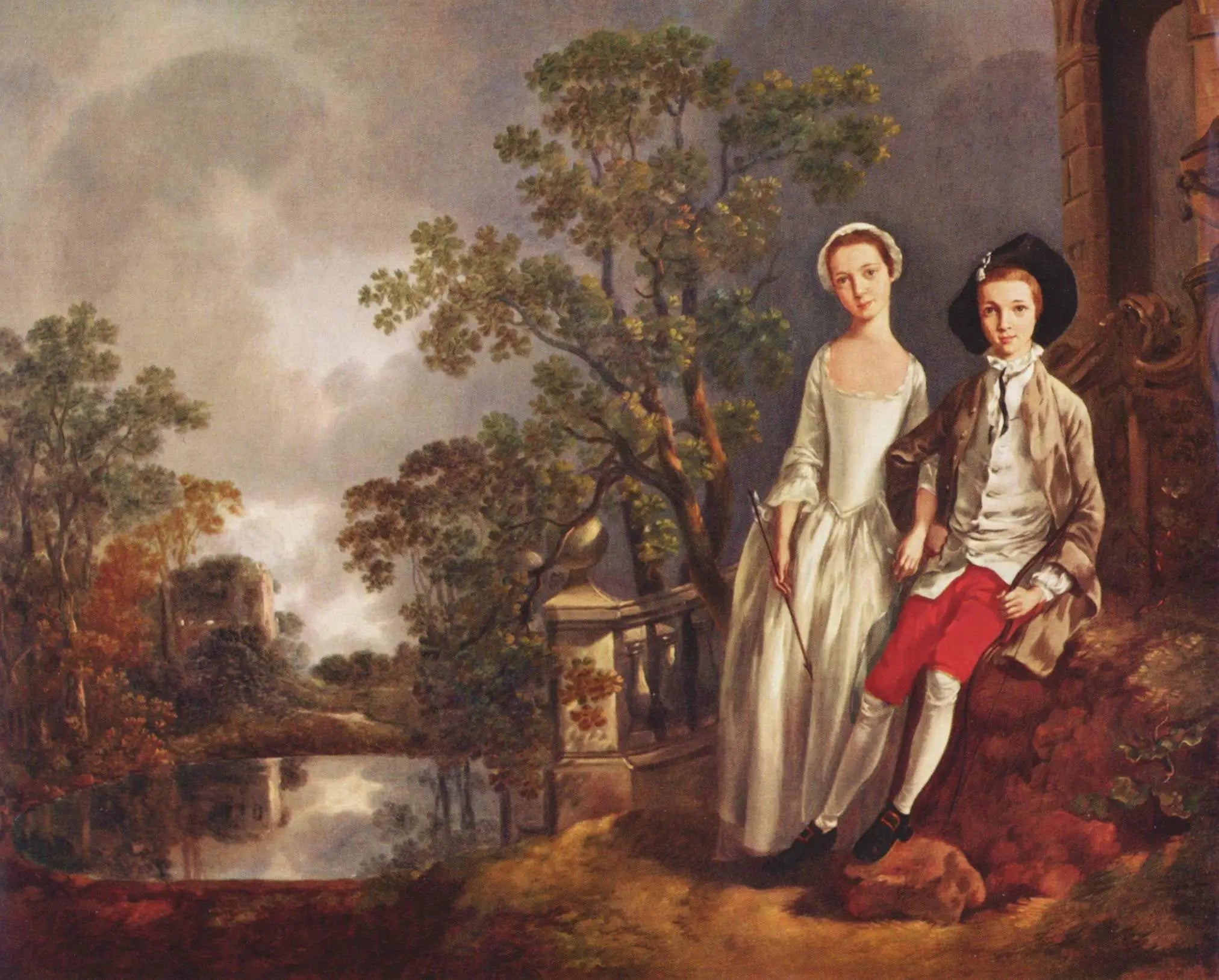 Heneage Lloyd et sa sœur - Thomas Gainsborough - Alpha Reproduction