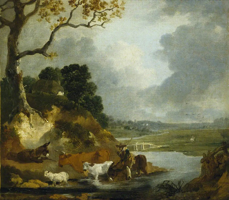 Traversée du gué - Thomas Gainsborough