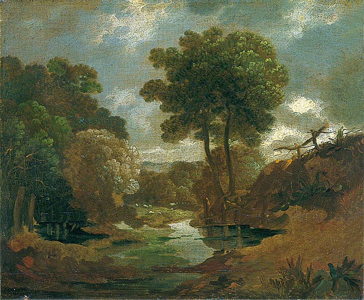 Piscine dans les bois - Thomas Gainsborough
