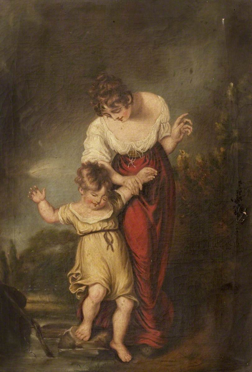 Femme et enfant dans un Ford - Thomas Gainsborough