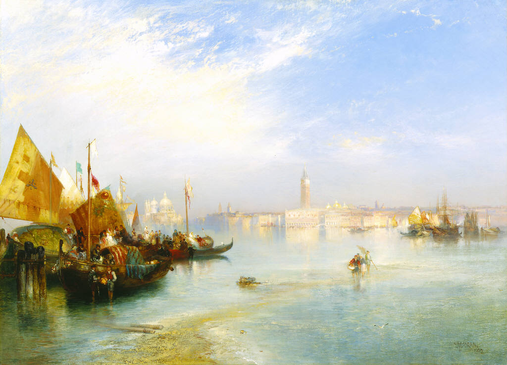 La fête de mariage du pêcheur - Thomas Moran