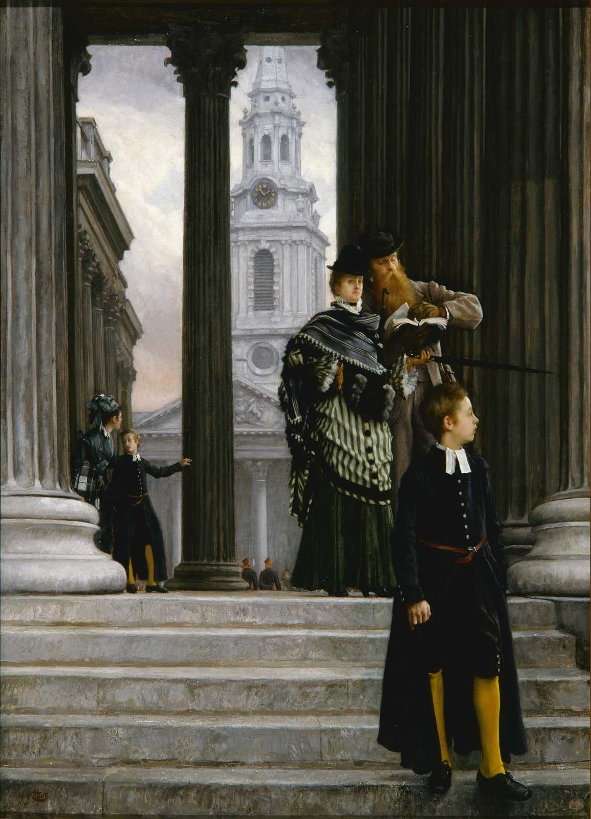 En visite à Londres - James Tissot