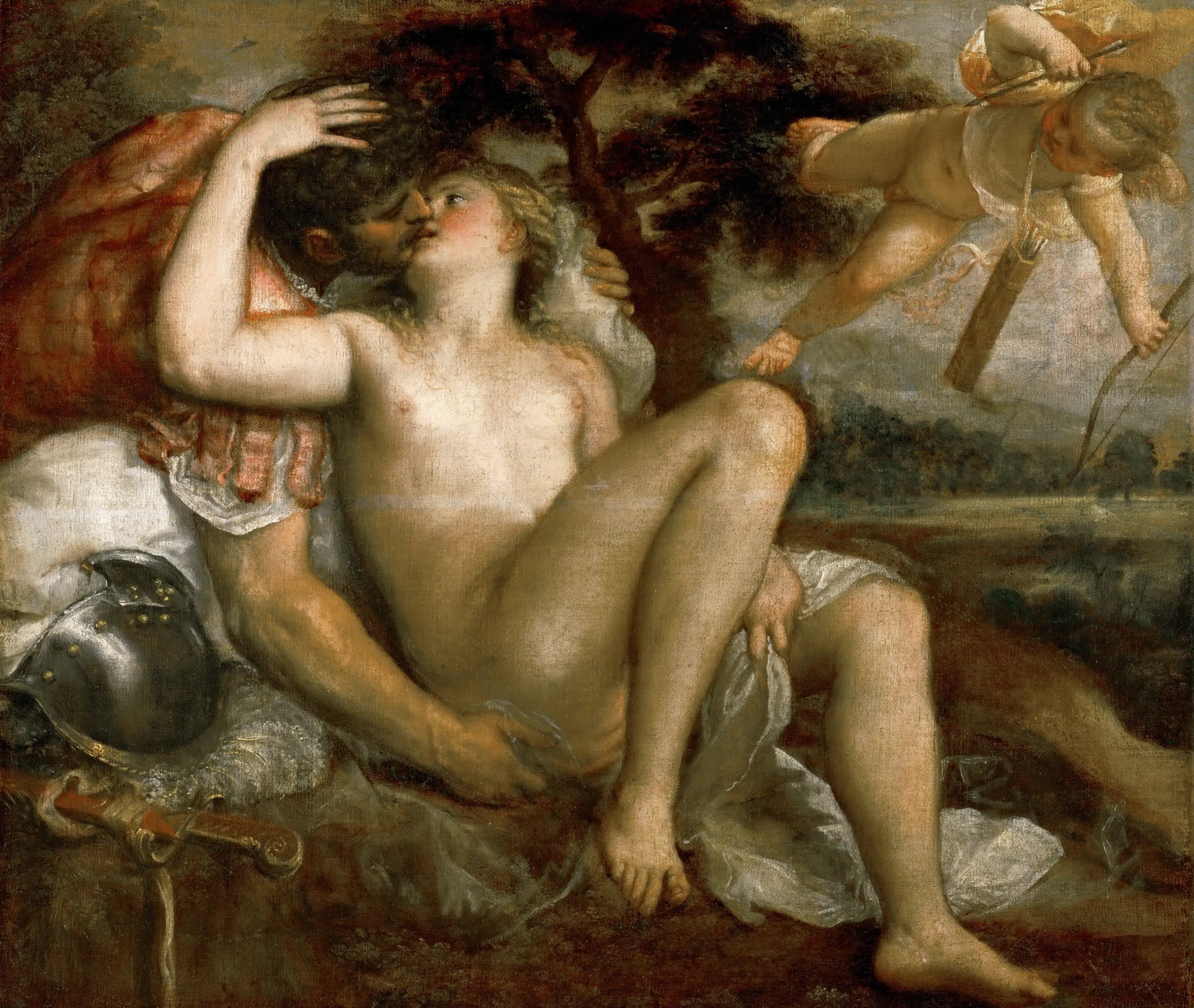Vénus Mars et Cupidon - Titian - Alpha Reproduction