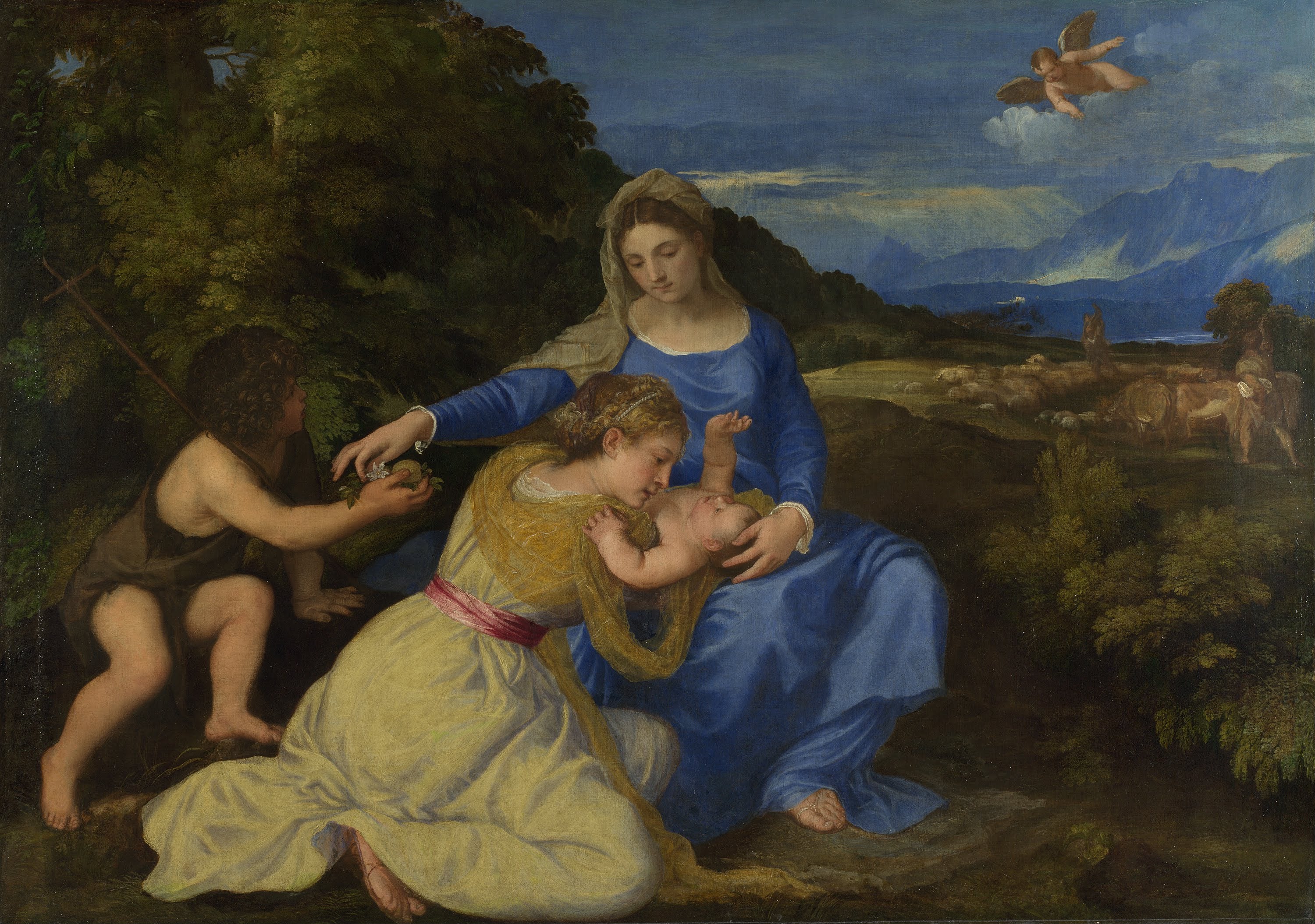 Vierge Aldobrandini - Titian