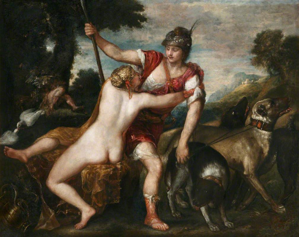 La Vénus et Adonis de Rokeby - Titian