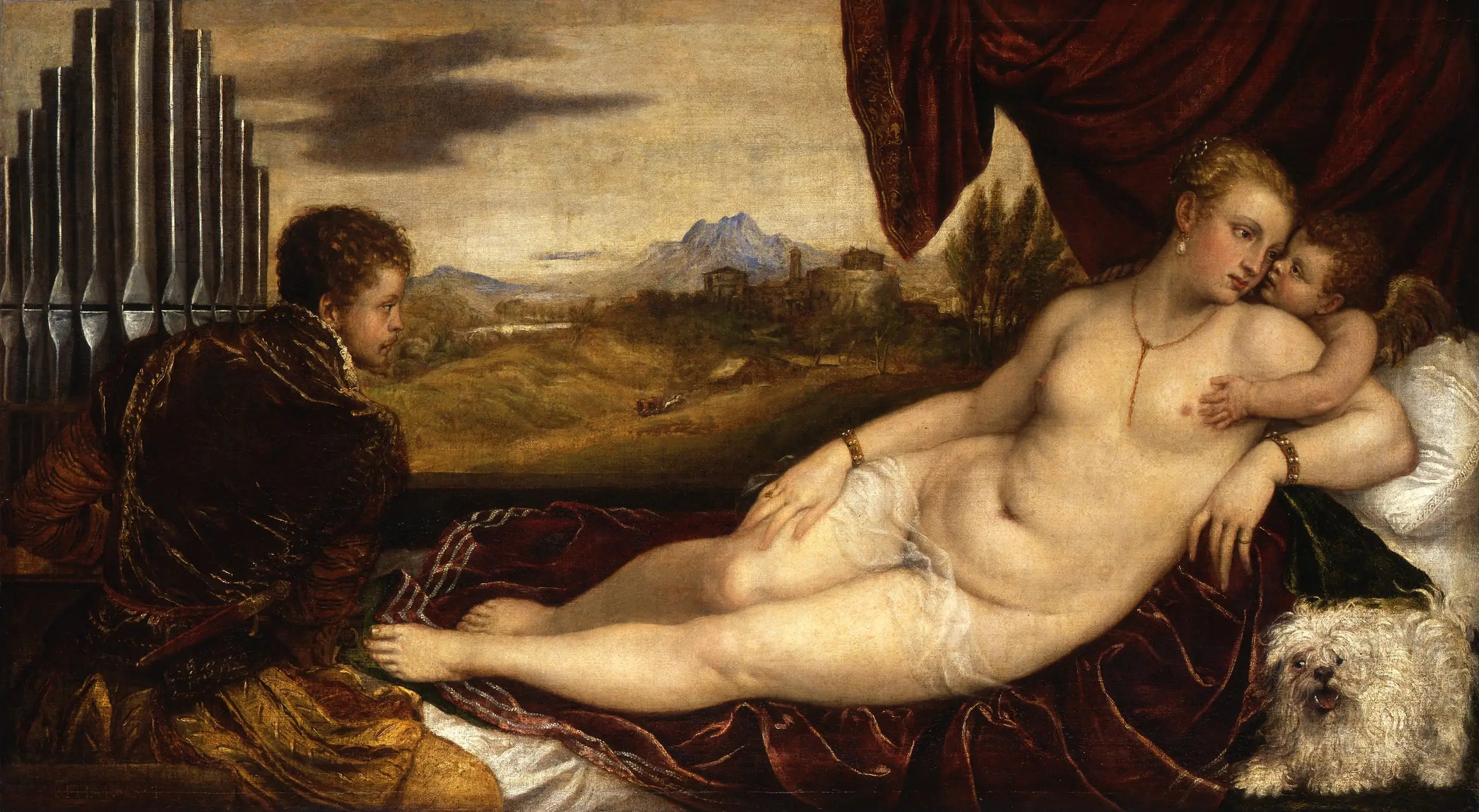 Vénus avec l’organiste - Titian - Alpha Reproduction