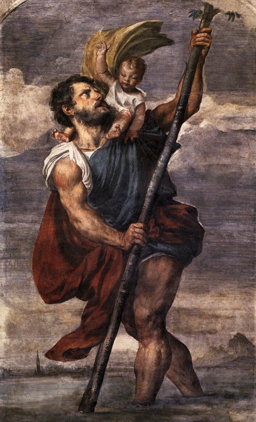 Saint Christophe - Titian