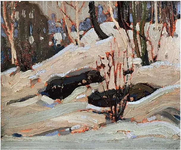 Dégel : bancs de neige - Tom Thomson