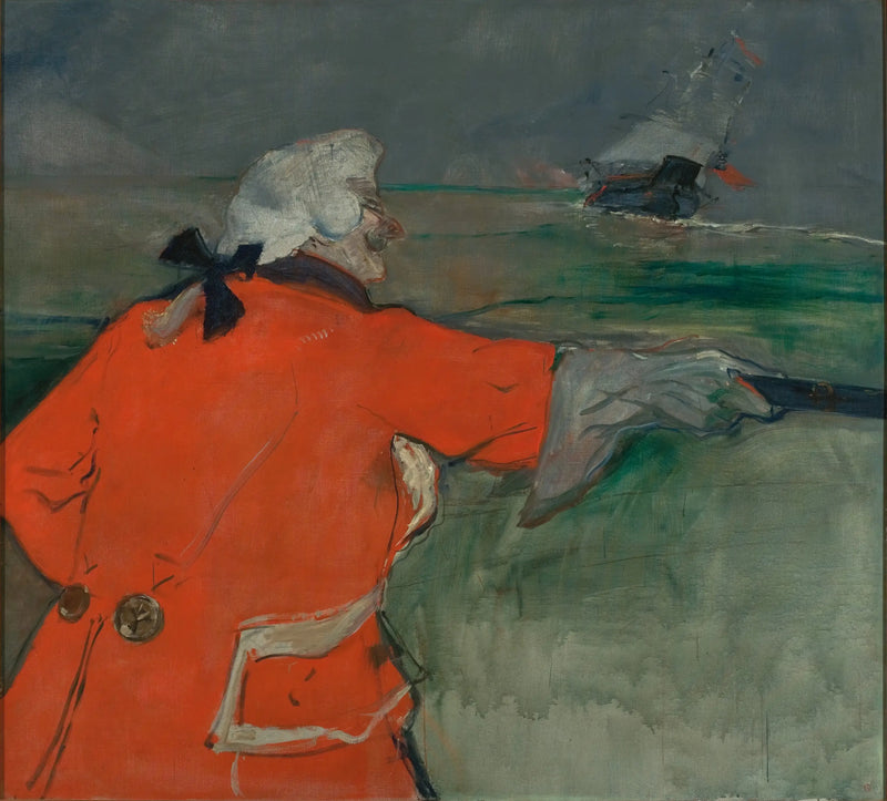 Paul Viaud en costume d'amiral du XVIIIe siècle - Henri de Toulouse-Lautrec