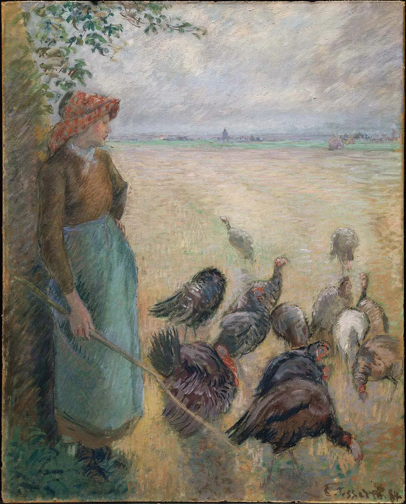 Fille de Turquie - Camille Pissarro