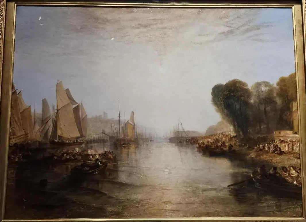 Reproduction du tableau « East Cowes Castle - J. M. W. Turner » par Alpha Reproduction en peinture à l’huile