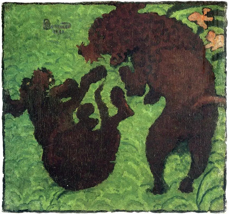 Les deux caniches - Pierre Bonnard