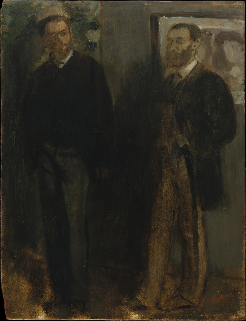Deux hommes - Edgar Degas