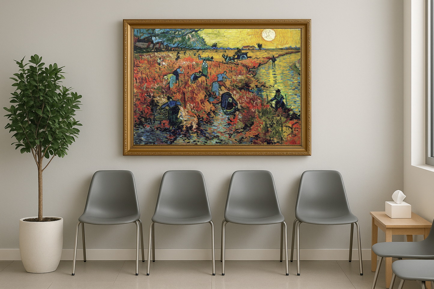 🖼️ La Vigne rouge – Vincent van Gogh (1888)