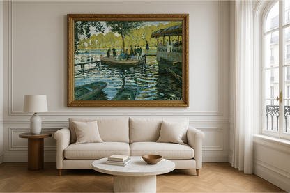Bain à la Grenouillère – Claude Monet (1869)