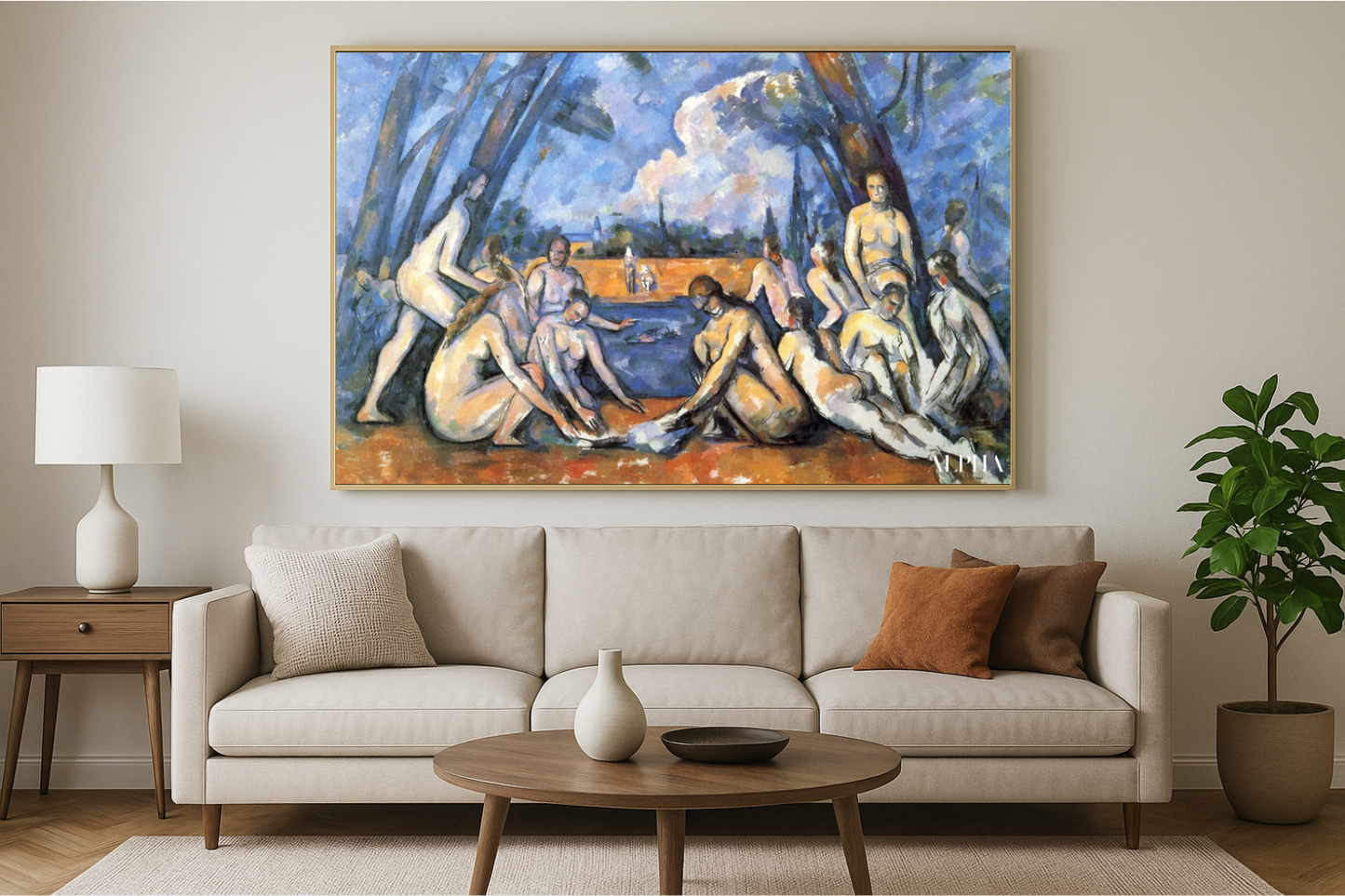 Les Grandes Baigneuses - Paul Cézanne