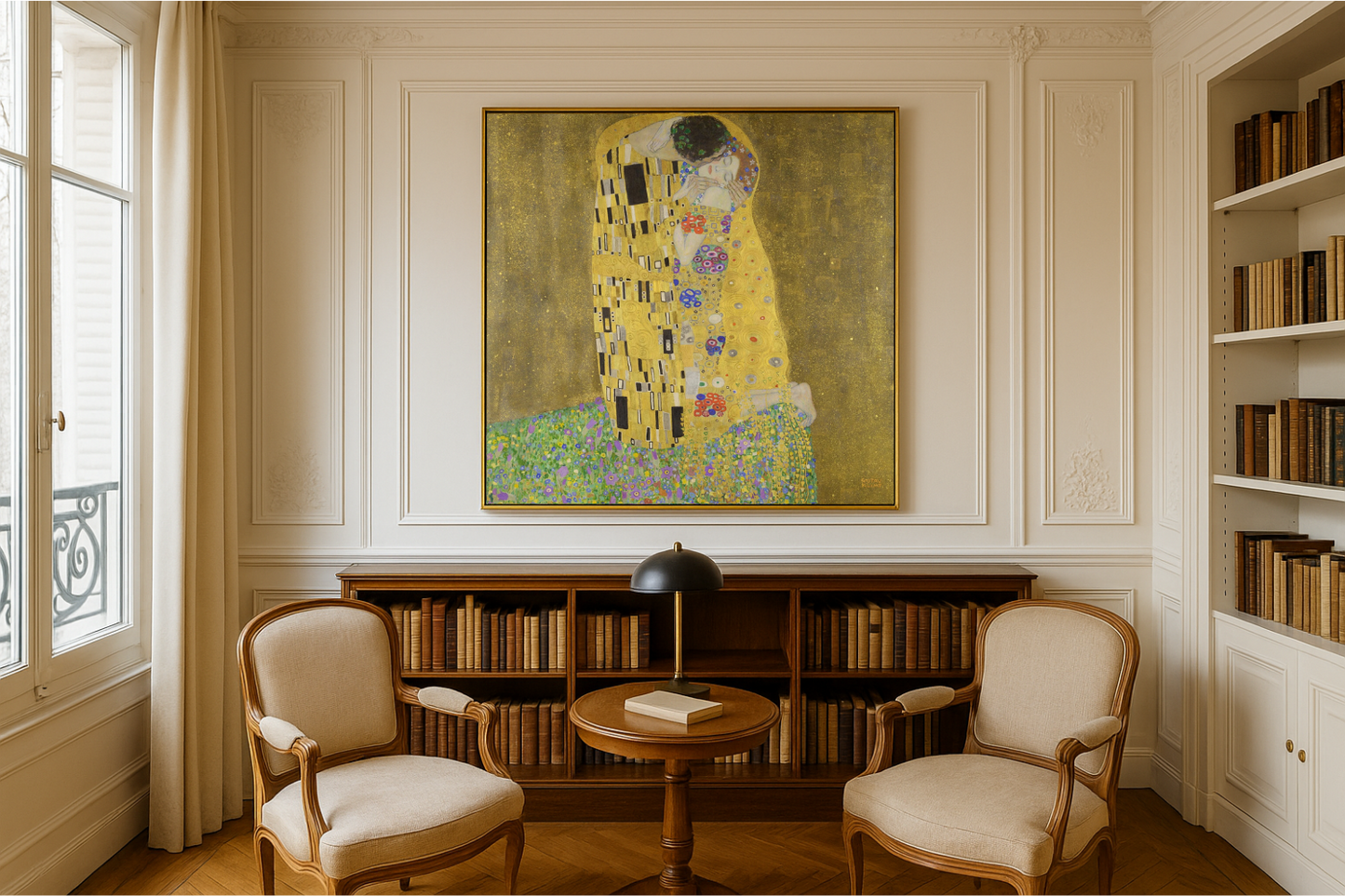💛 Le Baiser – Gustav Klimt (1907–1908)