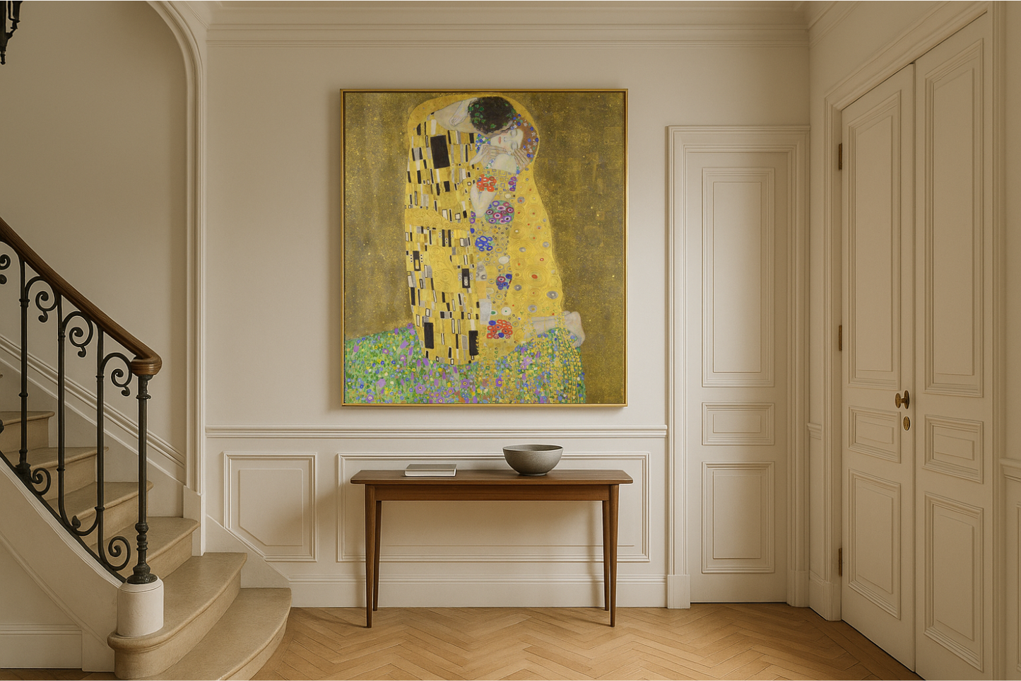 💛 Le Baiser – Gustav Klimt (1907–1908)