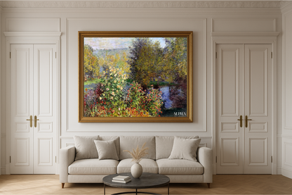 🌿 Coin du jardin à Montgeron – Claude Monet (1876)